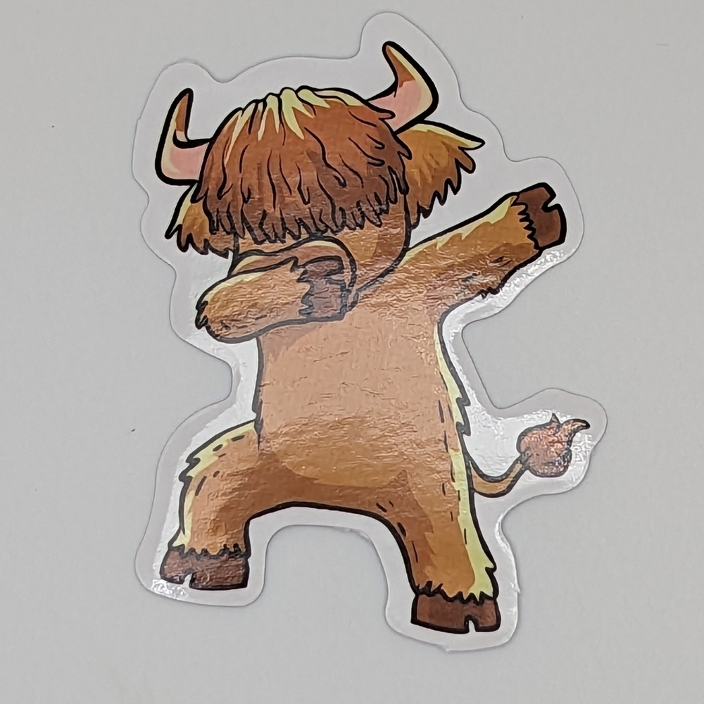 Highland Cow Sticker